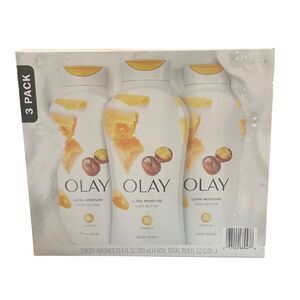 23.6 fl oz OLAY Ultra Moisture Body Wash 3 Pack with B3 Complex & Shea Butter